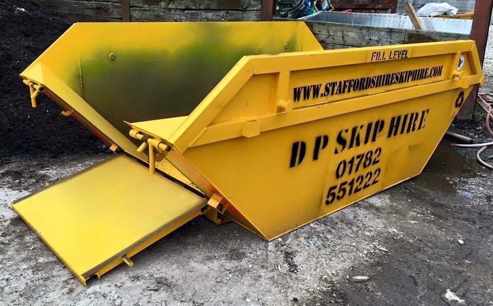 8 Yard Builders Skip With Drop Door DP Skip Hire