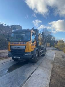 DP Skip Hire Vehicle On Weigh Bridge