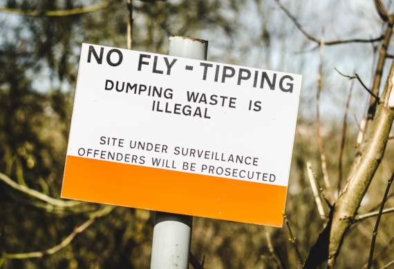 Fly Tipping Sign